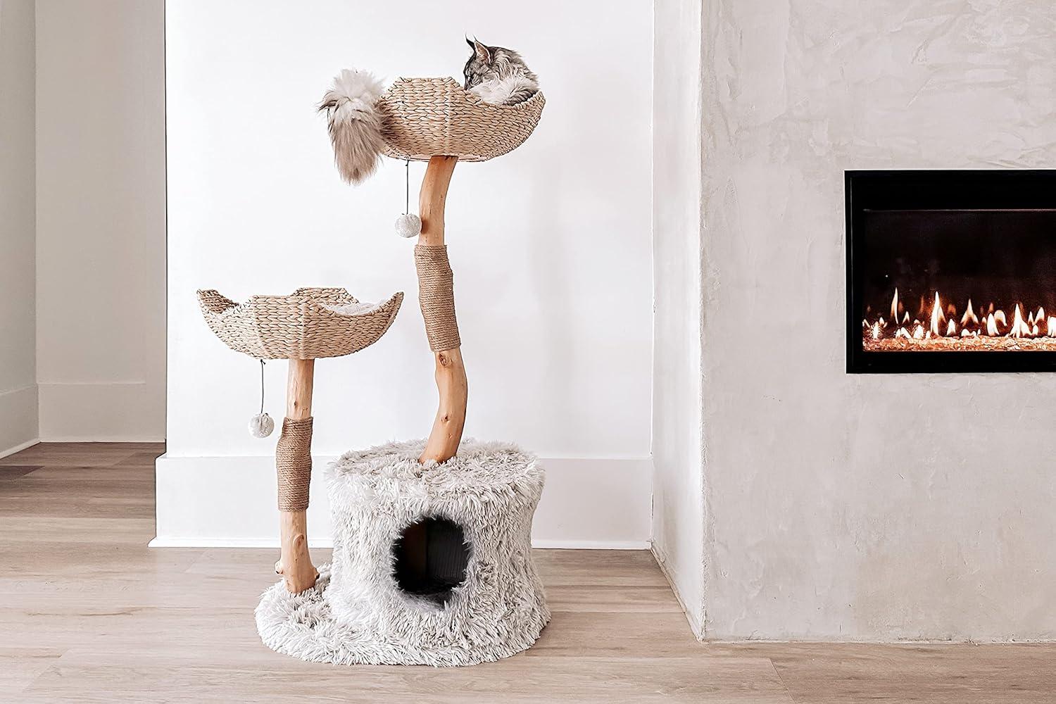 Mau Lifestyle Cento Cat Tree, Hand Made, Gray