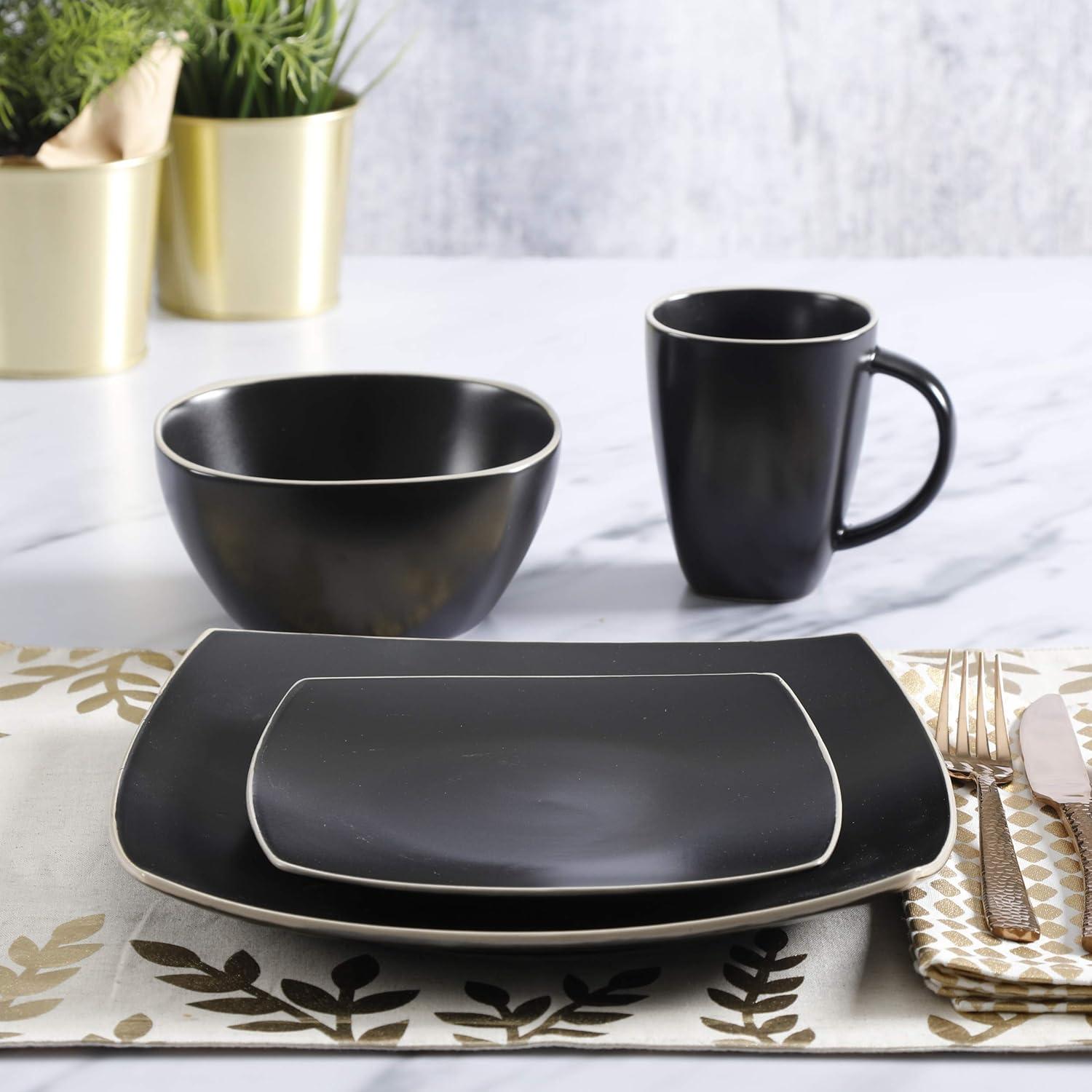 Ivy Bronx  Stoneware Dinnerware - Service for 4