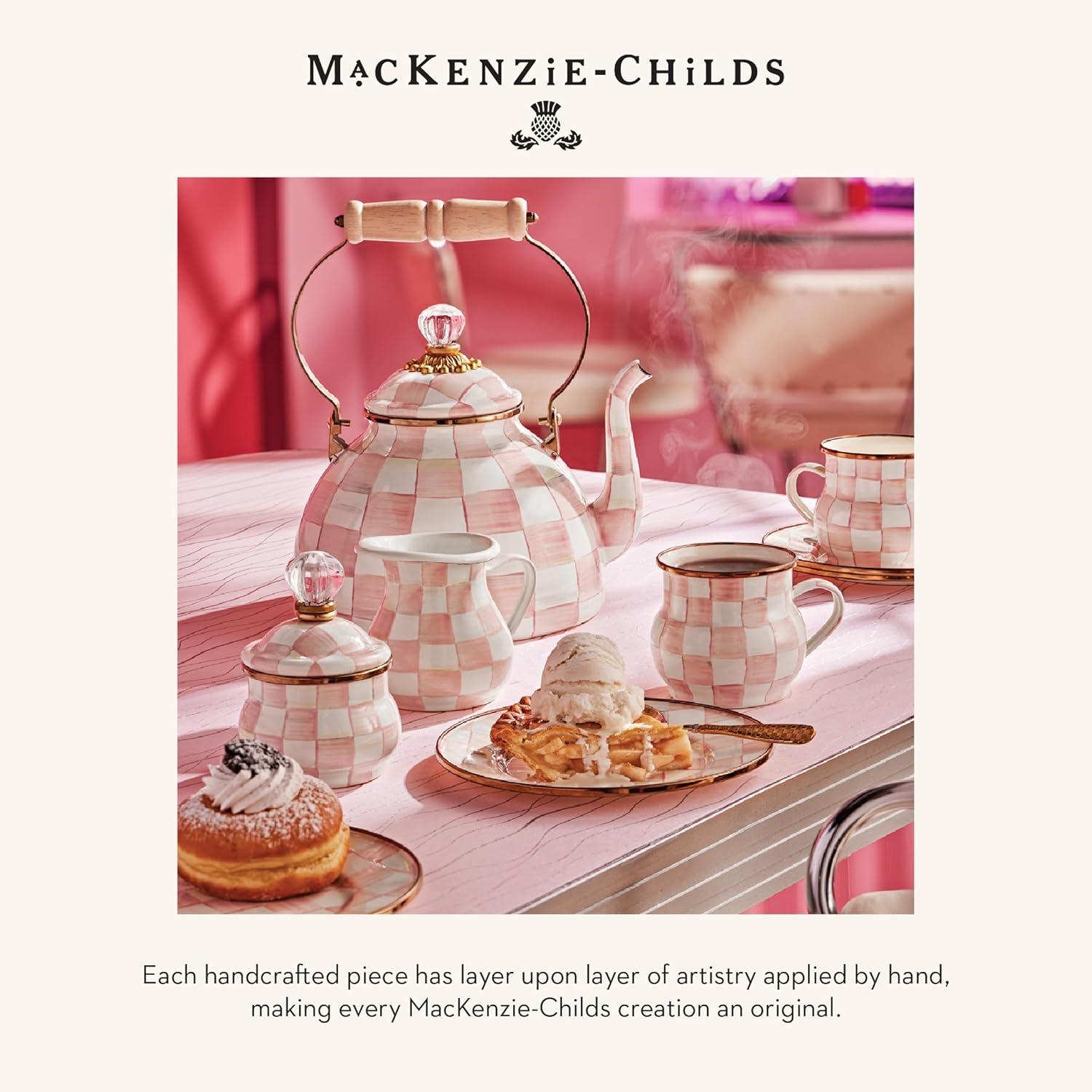MacKenzie-Childs Rosy Check Medium Practical Pitcher