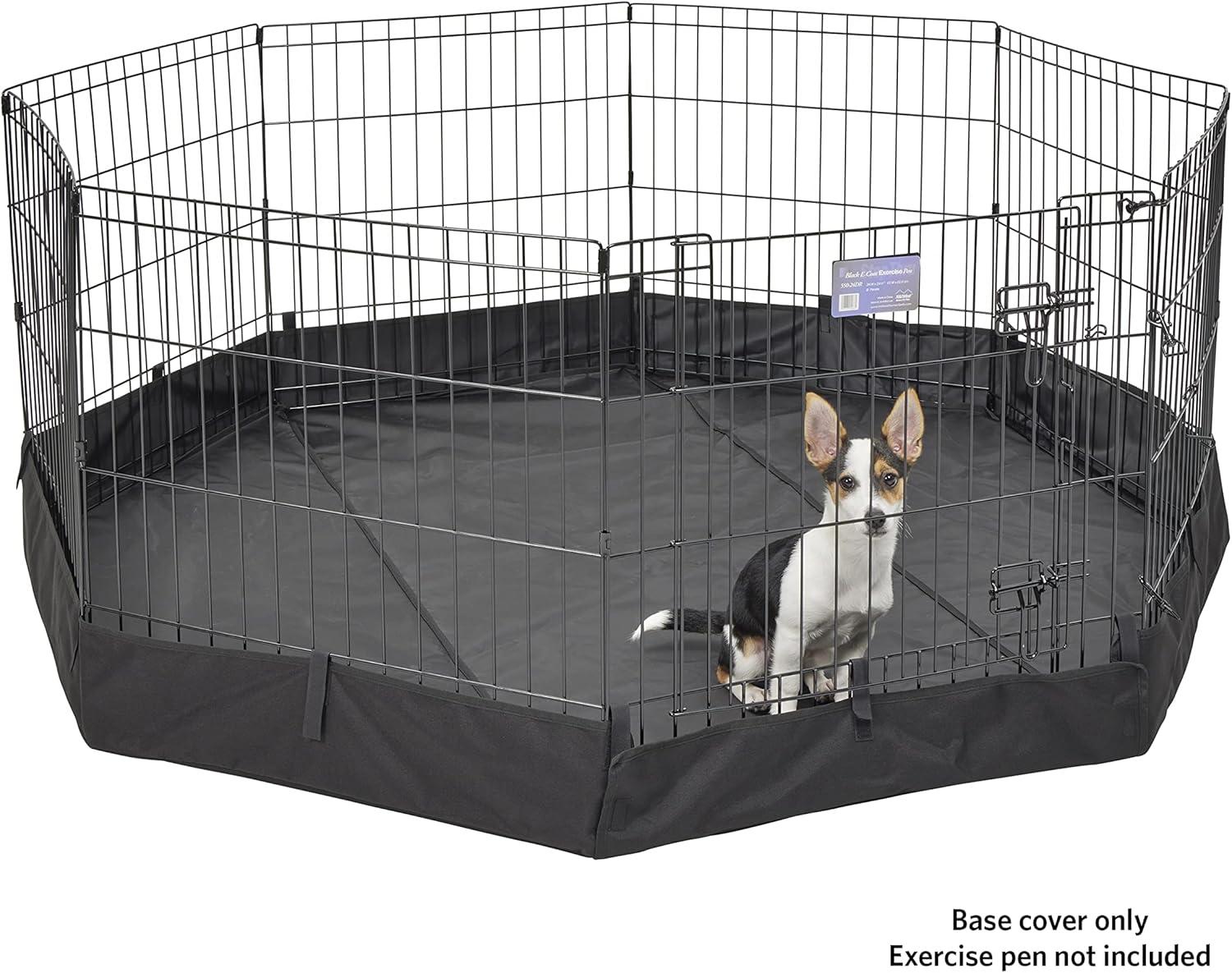 Octagon Exercise Pen Solid Fabric Bottom