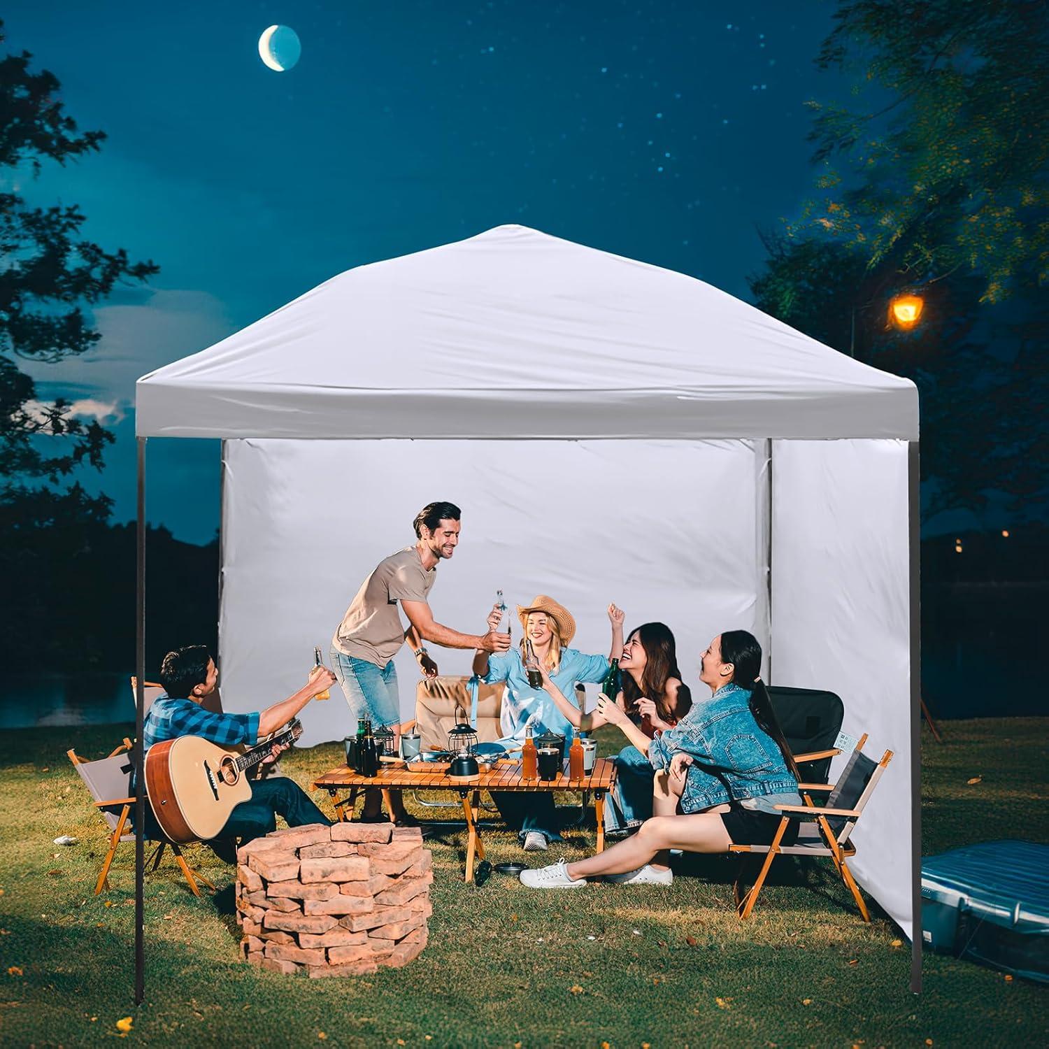 10x10 Canopy Replacement top,10x10ft Pop Up Canopy Top Cover,Silver Coated Replacement Canopy top for Straight Leg Canopy Frame,Beige(1 PCS Top Cover Only)