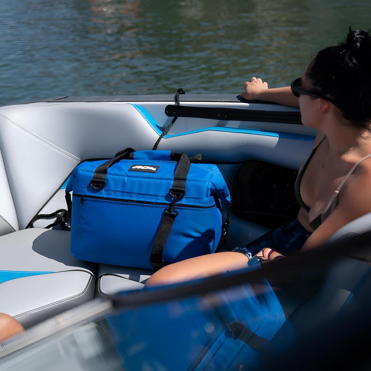 Black High-Density Insulated Soft-Sided Cooler Bag