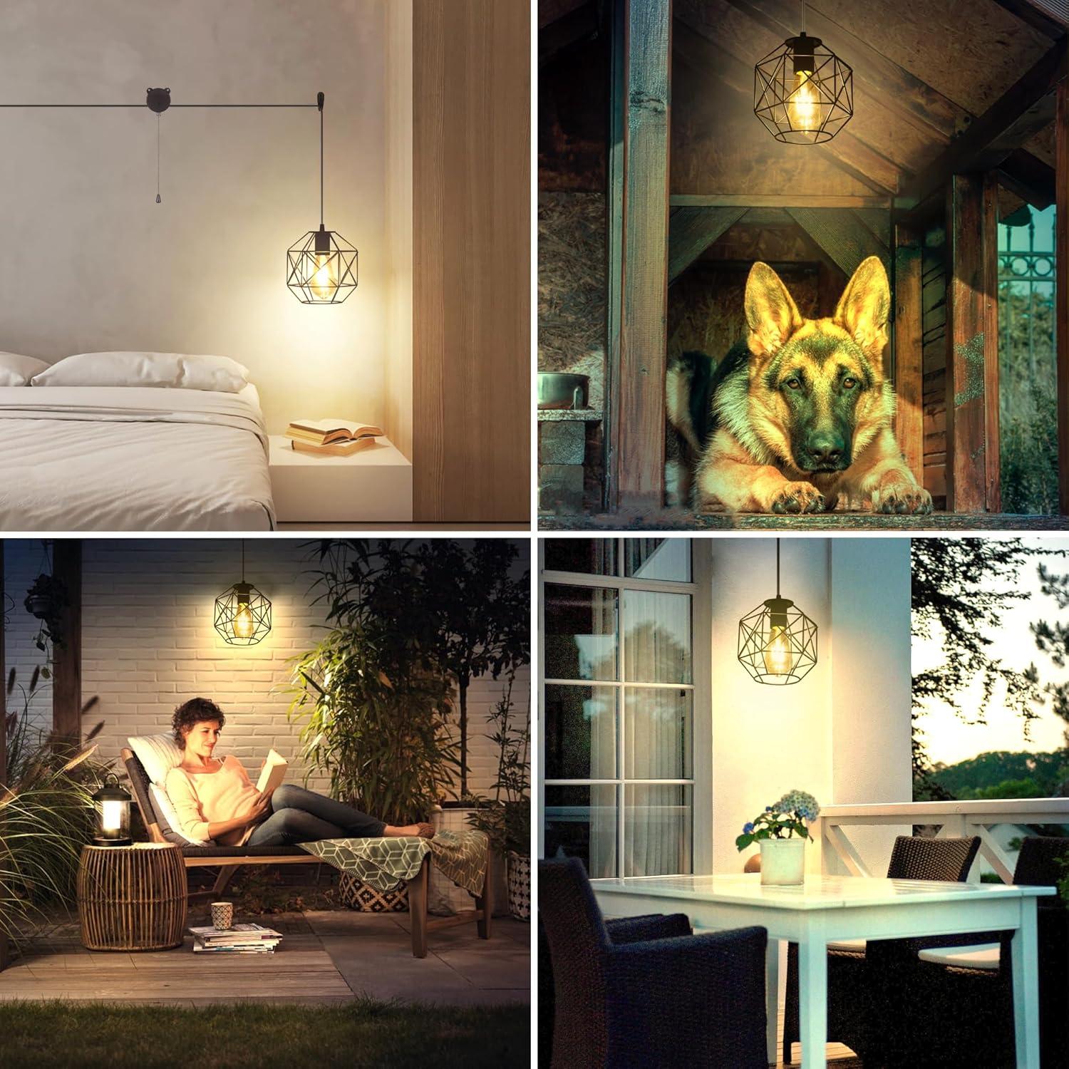 MEIHONG Solar Spot Light Outdoor, Waterproof Solar LED Landscape Lights Dusk to Dawn, 2-in-1 Solar Spotlight Solar Powered Accent Lights for Garden Porch Walkway Patio (1 Pack)