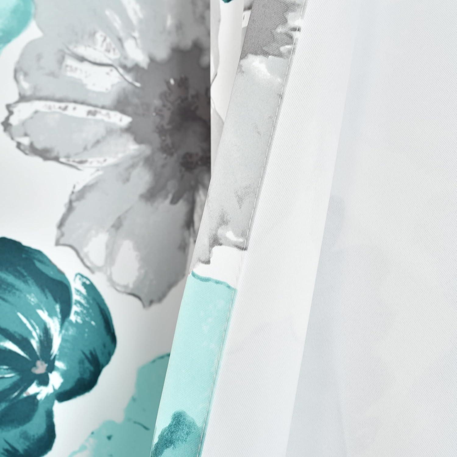 Lush Decor Leah Floral Tailored 52'' W Window Valance