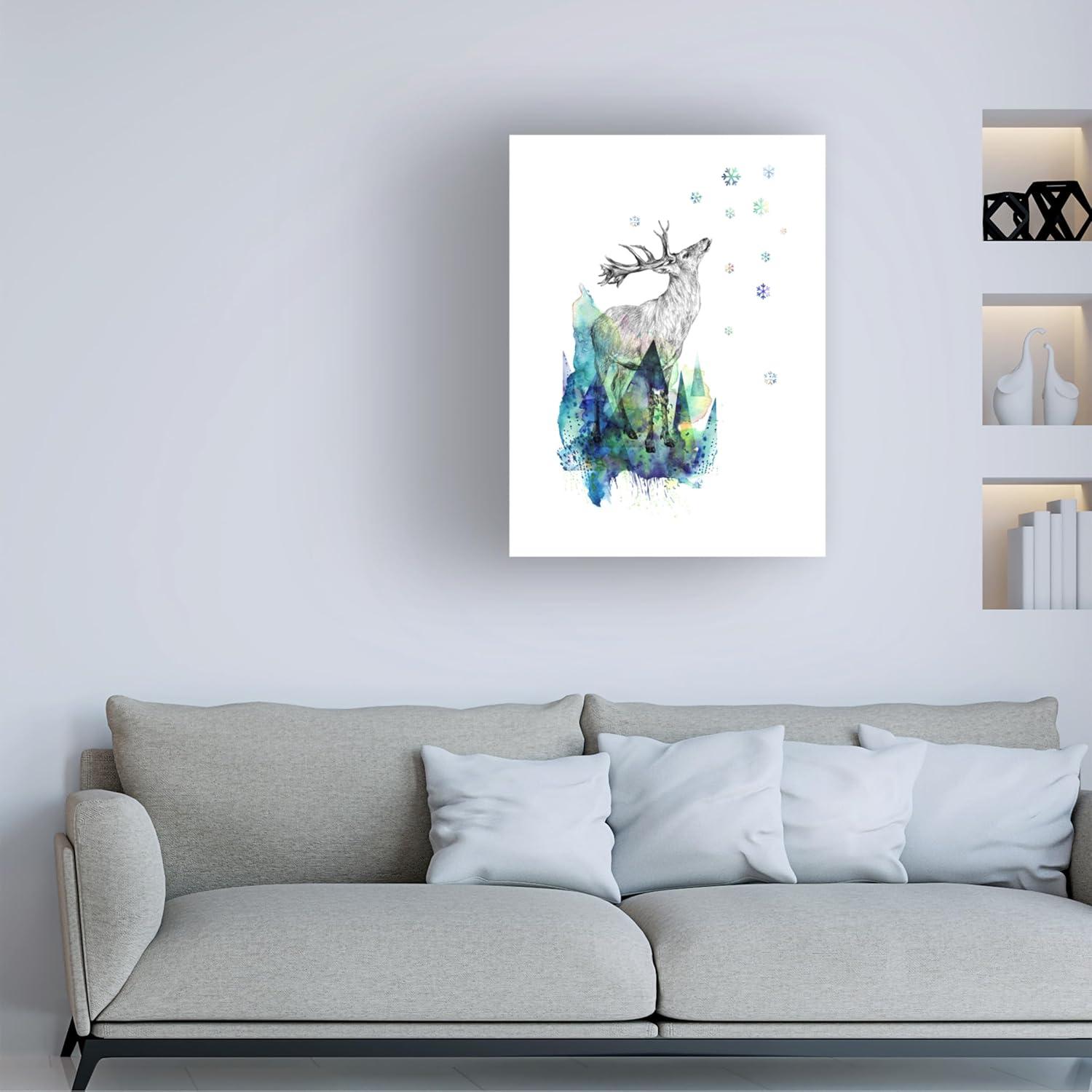 Kokoma 'Winter forest' Canvas Art