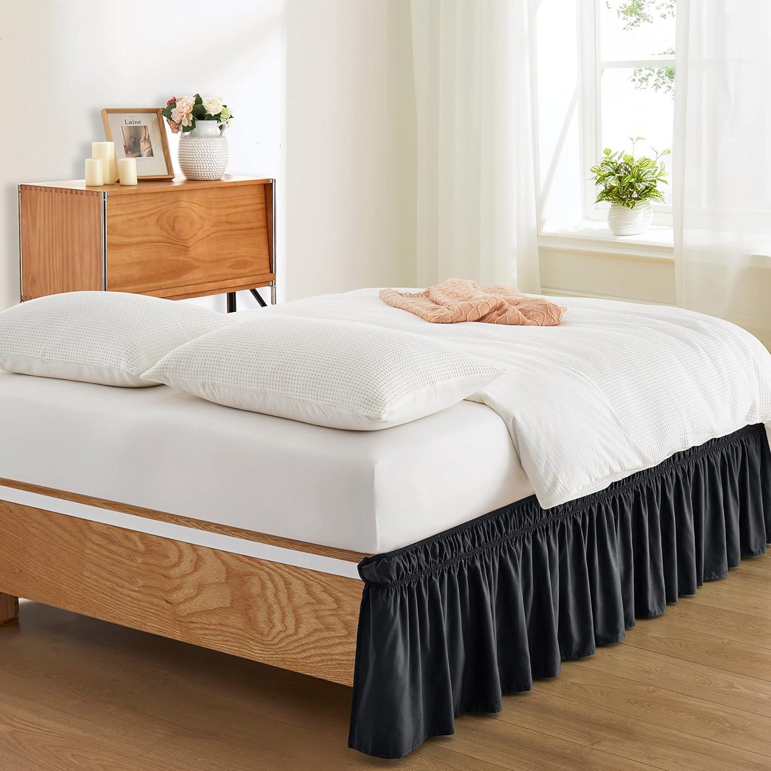 Bare Home Ruffled Wrap Around Bed Skirt