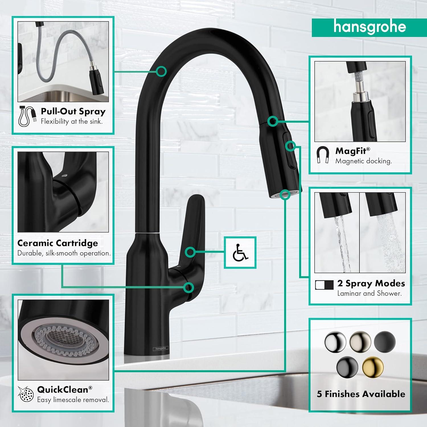 Focus N Prep Kitchen Faucet with 2-Spray Pull-Down, 1.75 GPM