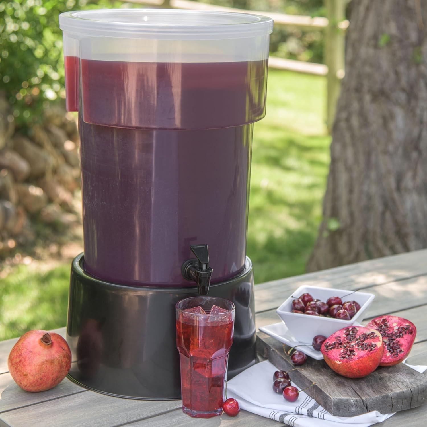 Carlisle 222903 Break-Resistant Beverage Dispenser with Base, 5 Gallon