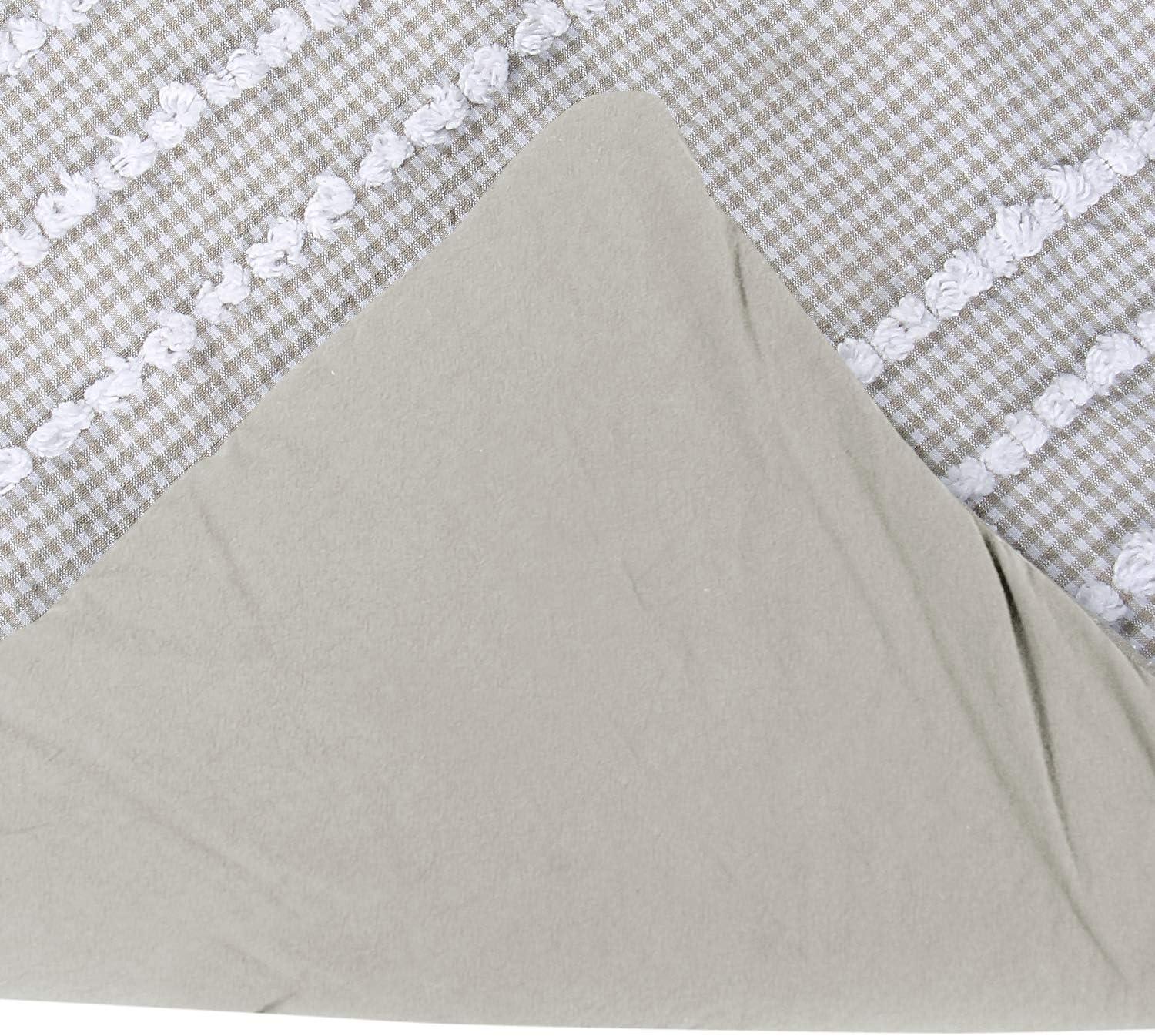 Better Trends Winston Collection 100% Cotton Full/Queen Comforter Set