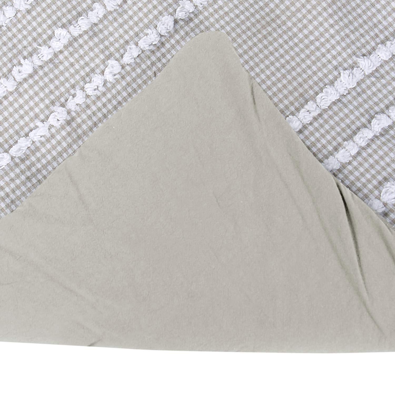 Better Trends Winston Collection 100% Cotton Full/Queen Comforter Set