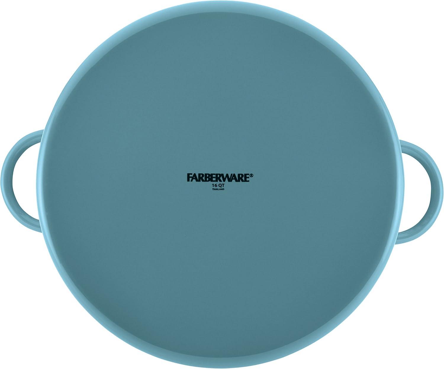 Farberware Farberware Enamel-on-Steel Large Stockpot with Lid, 16-Quart