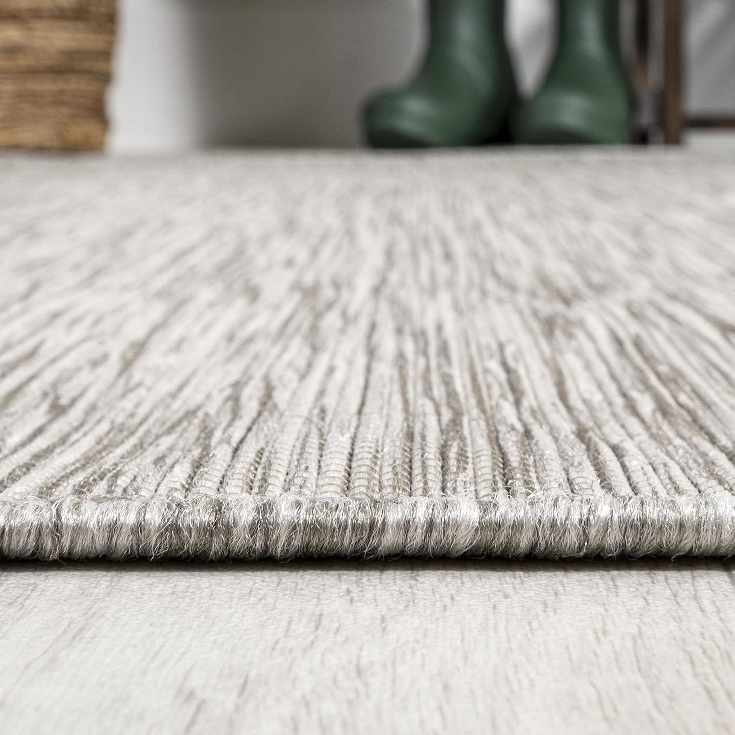 Ethan Modern Flatweave Solid  Area Rug  - JONATHAN Y