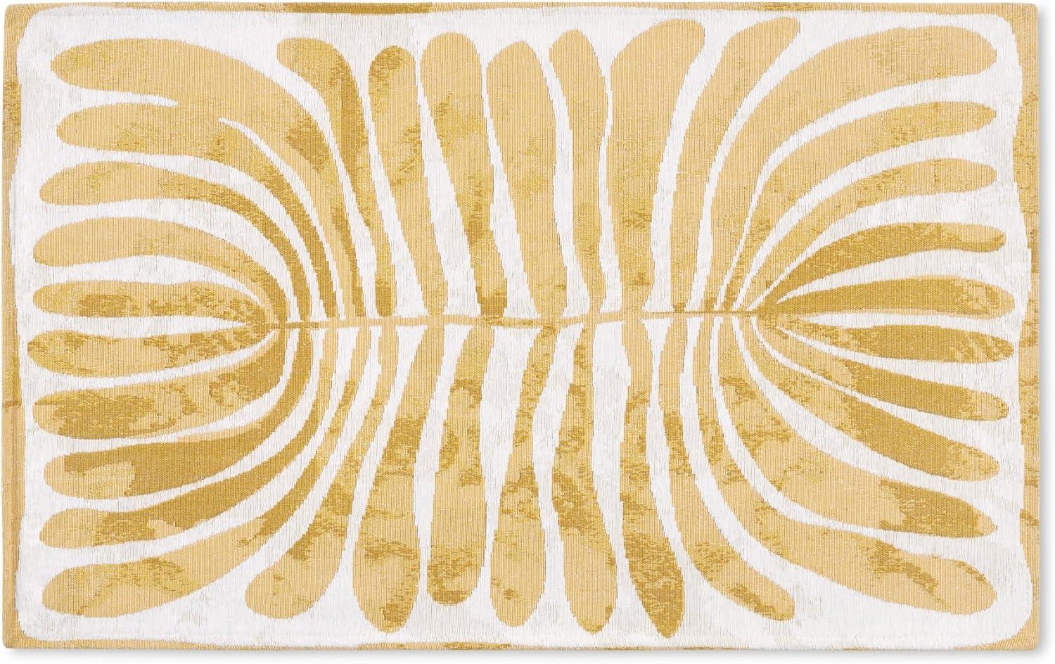 Town & Country Living TOWN & COUNTRY Luxe Livie Matisse Cutout Everwash Non-Slip Backing Washable Multi-Use Kitchen Mat