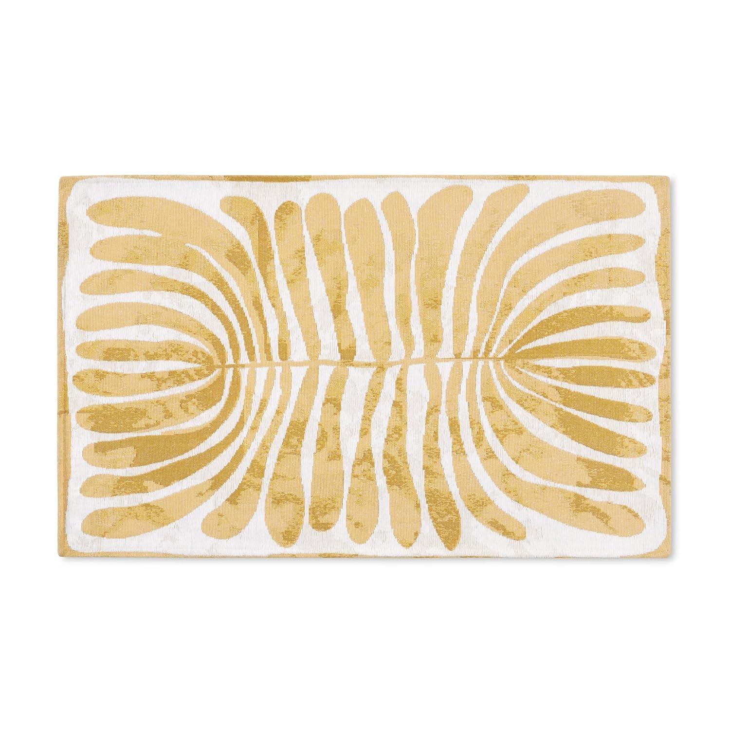 Town & Country Living TOWN & COUNTRY Luxe Livie Matisse Cutout Everwash Non-Slip Backing Washable Multi-Use Kitchen Mat