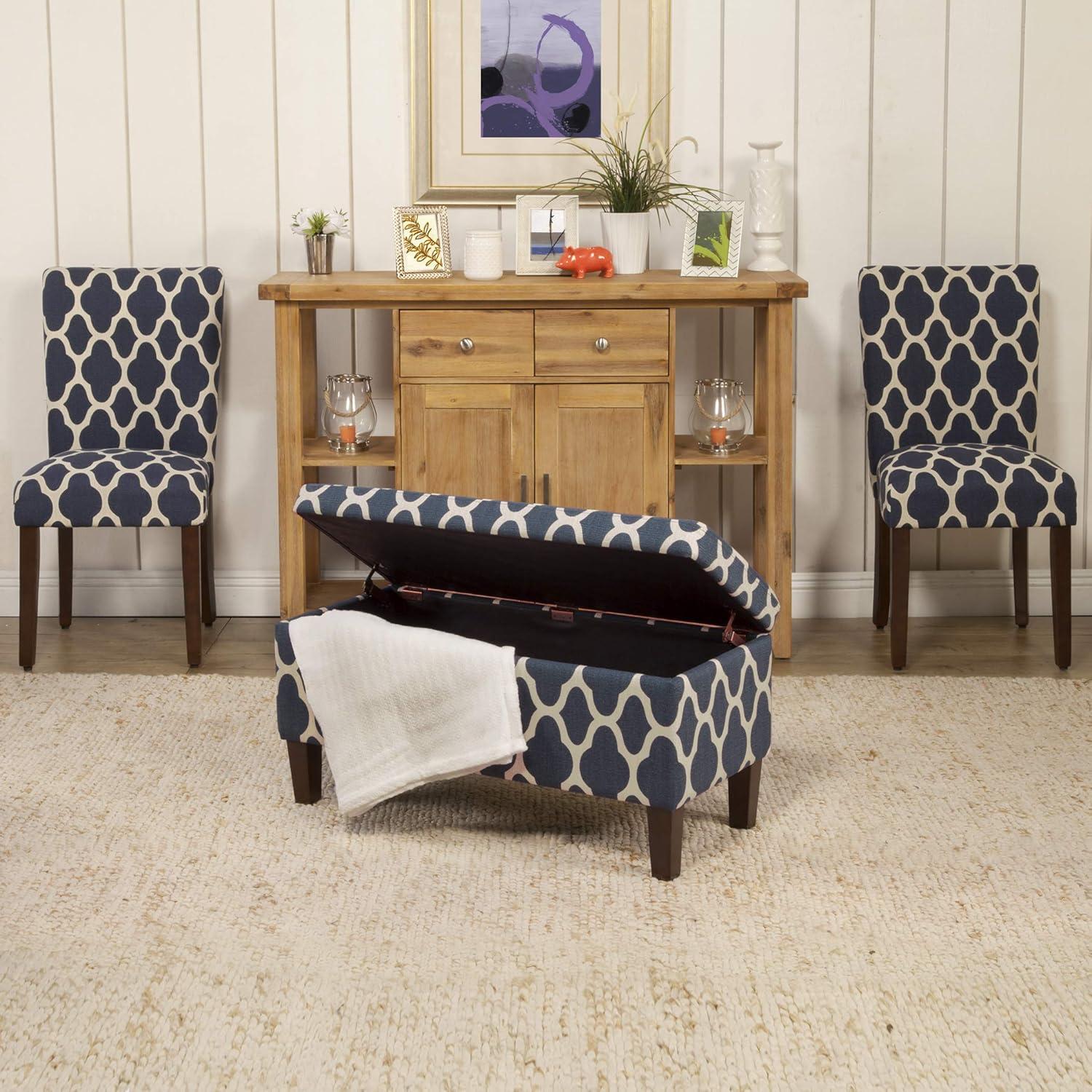 HomePop Parsons Dining Chairs (Set of 2), Quatrefoil