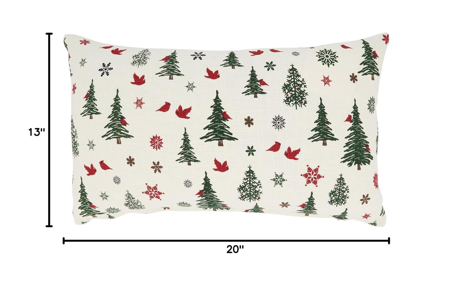 Saro Nadalia Collection Cotton Throw Pillow