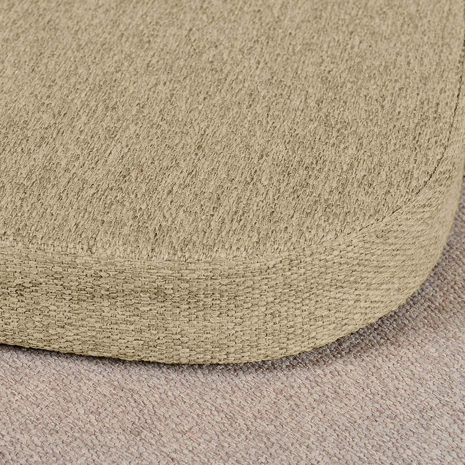 Shinnwa Dining Chair Cushions Set of 4, Non Slip Seat Cushions for Kitchen Chairs with Ties, 4 Pack, 15 x 15.5 inches, Natural Linen