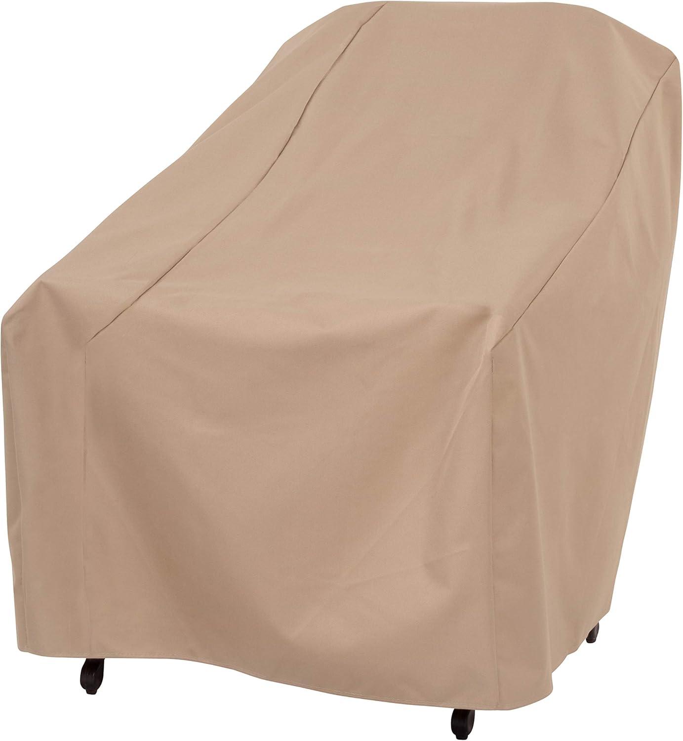 Modern Leisure Basics Patio Chair Cover, 33"L X 34"W X 31"H, Khaki