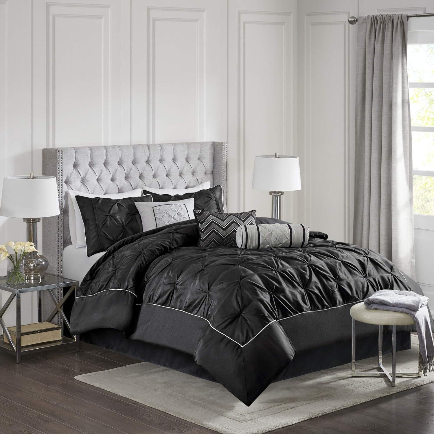 Madison Park Laurel 7 Piece Tufted Comforter Set