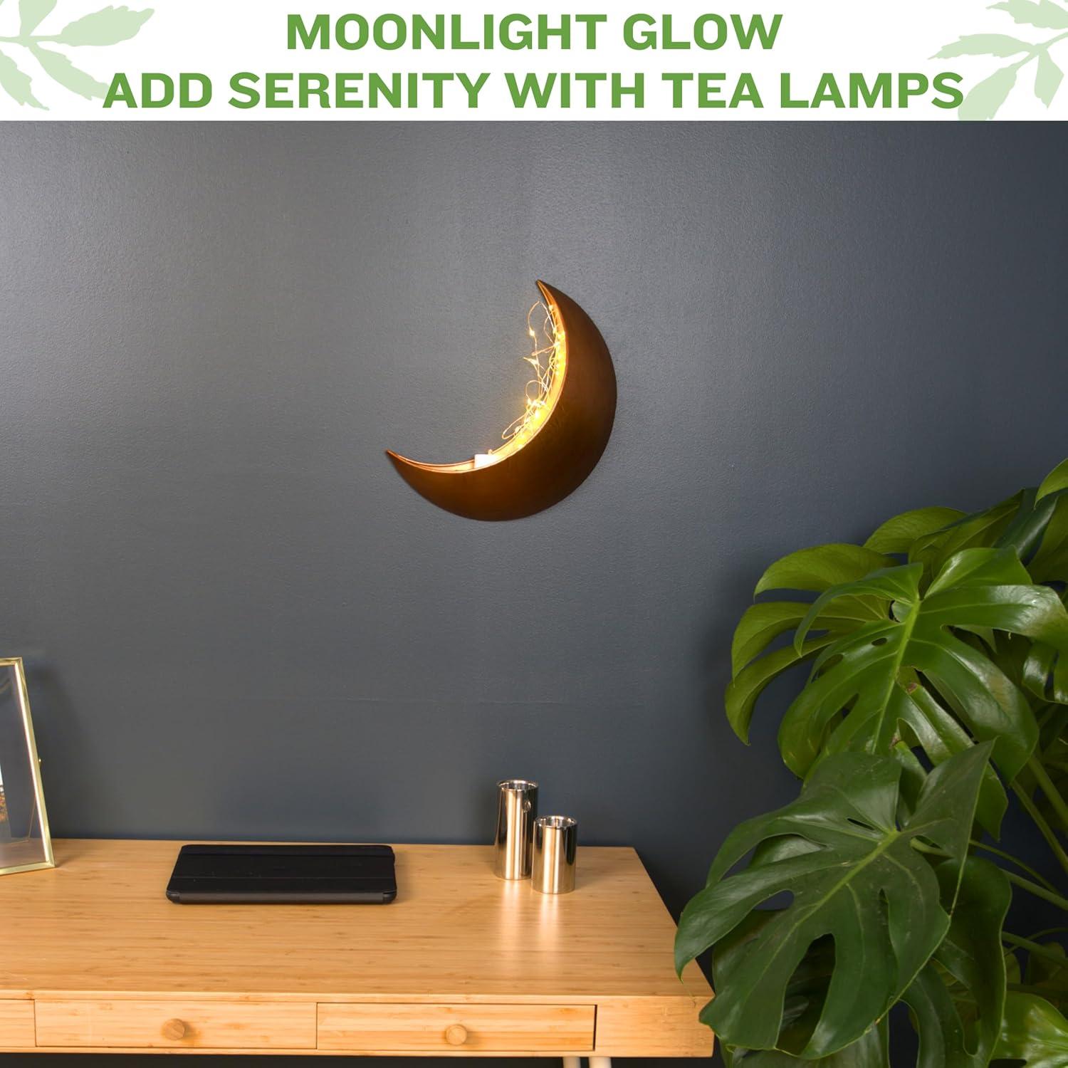 Wall Planter - Window Planter - Hanging Moon Planter - Boho Hanging Planters for Indoor Plants, Succulents, Air Plant, Cactus, Faux, Artificial Plants -Witchy Gifts for Women, Birthdays,Plant Lovers