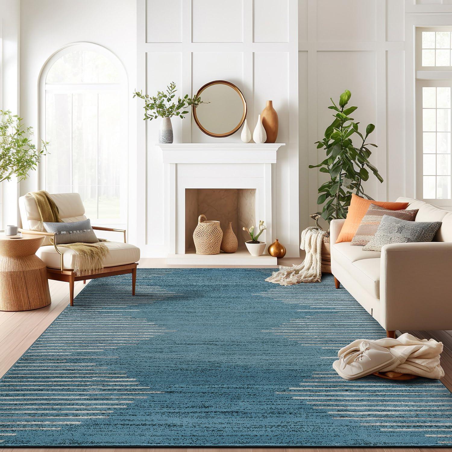 World Rug Gallery Bohemian Stripe Area Rug