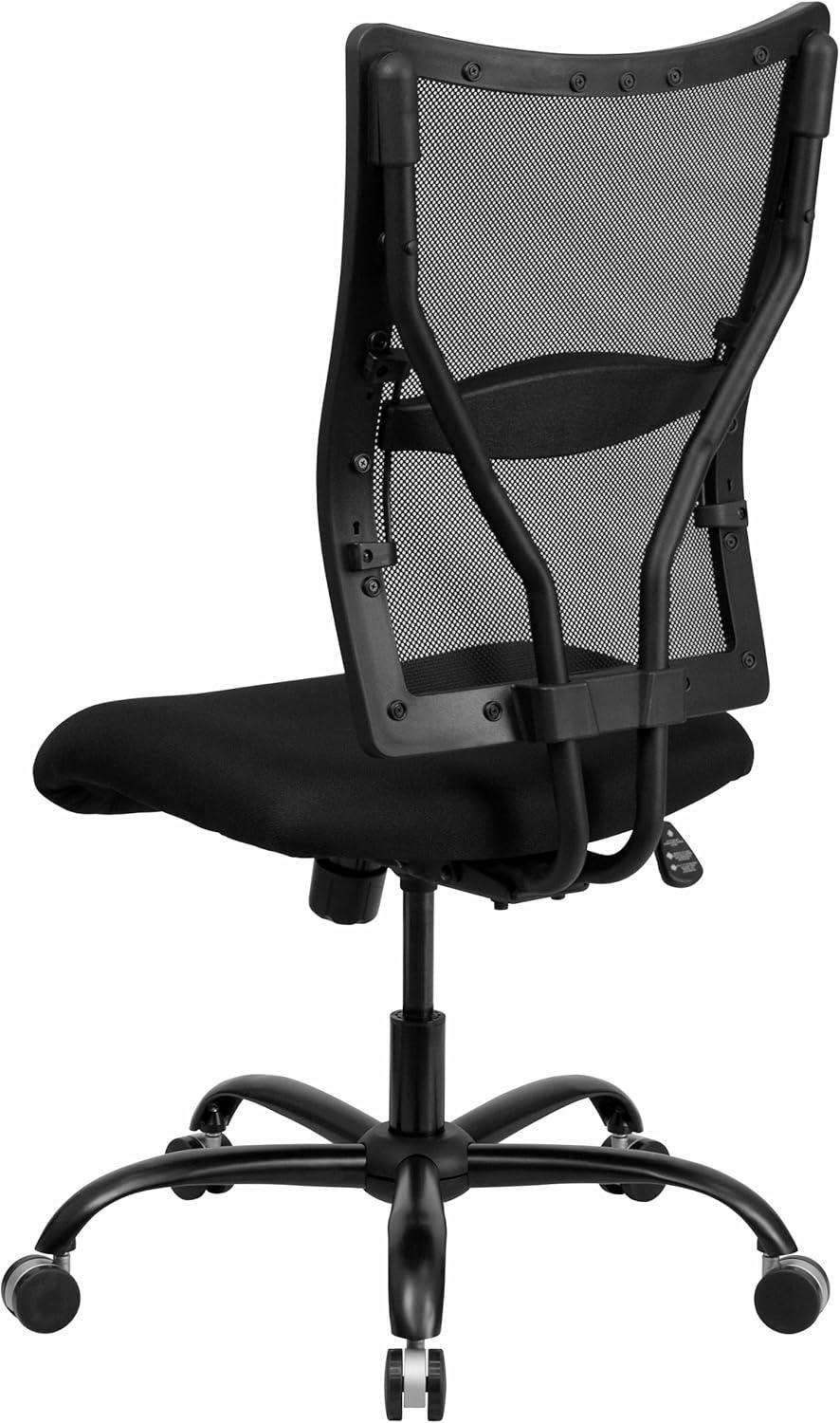 Flash Furniture HERCULES Series Big & Tall 400 lb. Rated Black Mesh Executive Swivel Ergonomic Office Chair