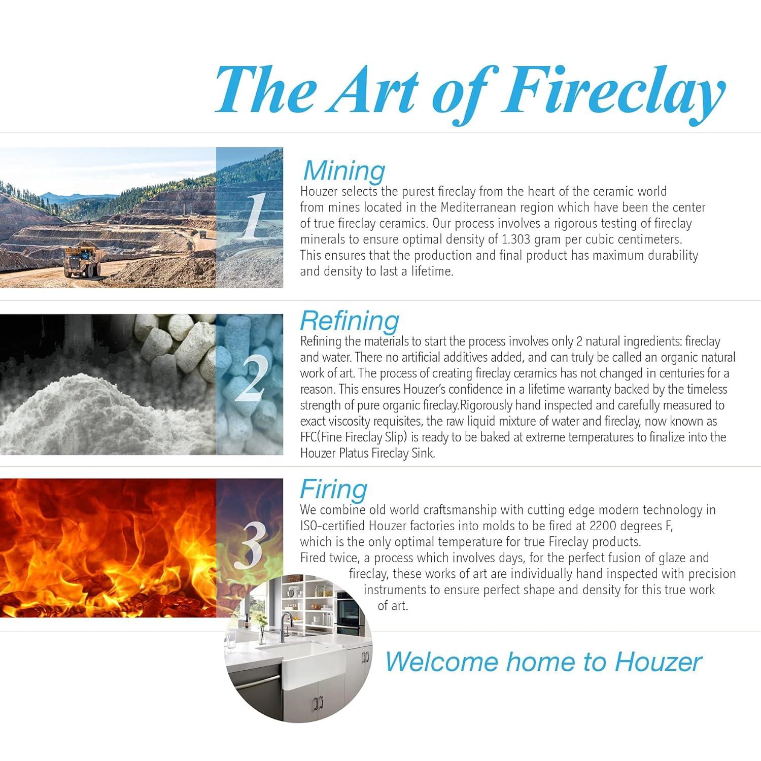 Biscuit Fireclay Double Bowl Farmhouse Kitchen Sink