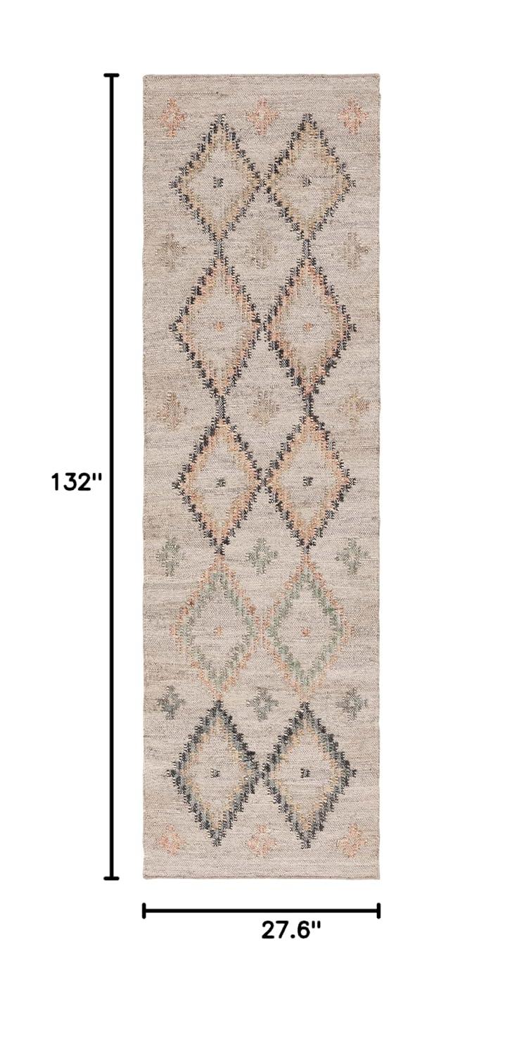 Kilim KLM753 Hand Loomed Runner Rug - Beige/Gold - 2'3"x11' - Safavieh.