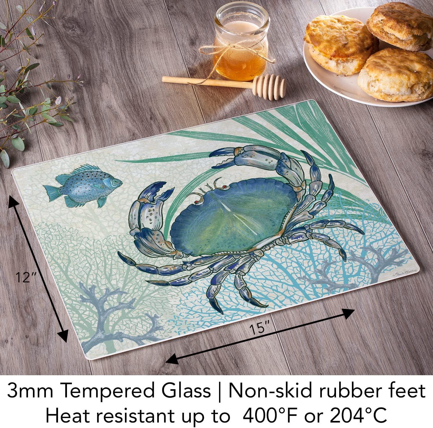 CounterArt Glass Oceana Cutting Board