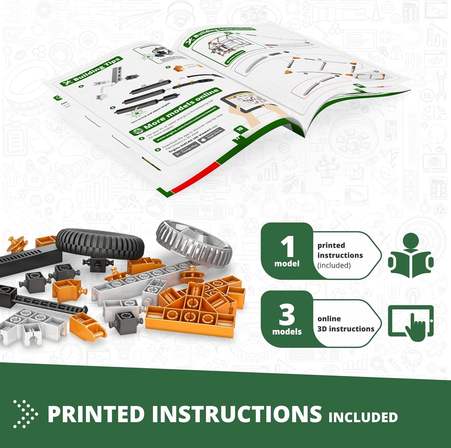 Engino- STEM Toys, Construction Toys for Kids 9+, Botanic Laboratory