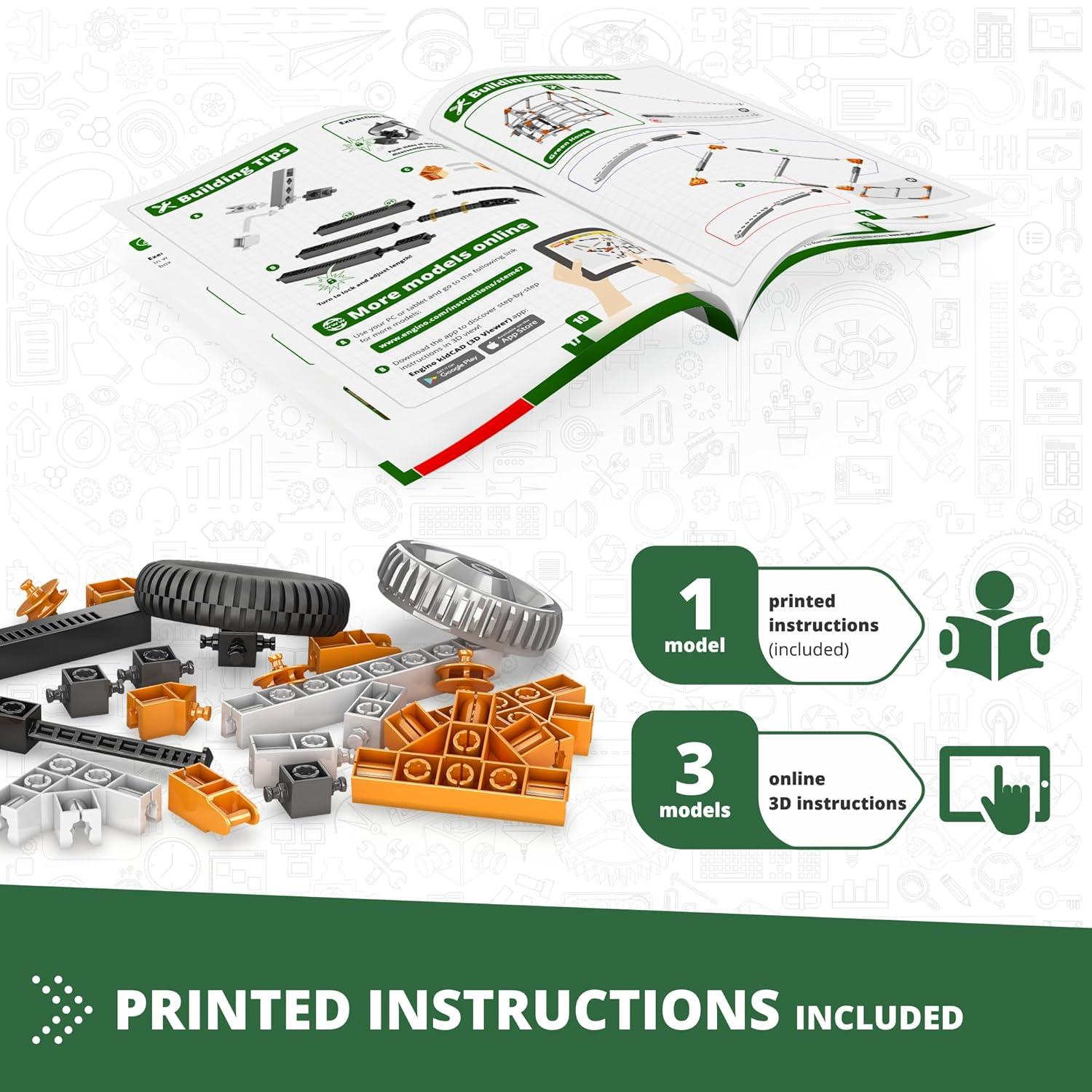 Engino- STEM Toys, Construction Toys for Kids 9+, Botanic Laboratory