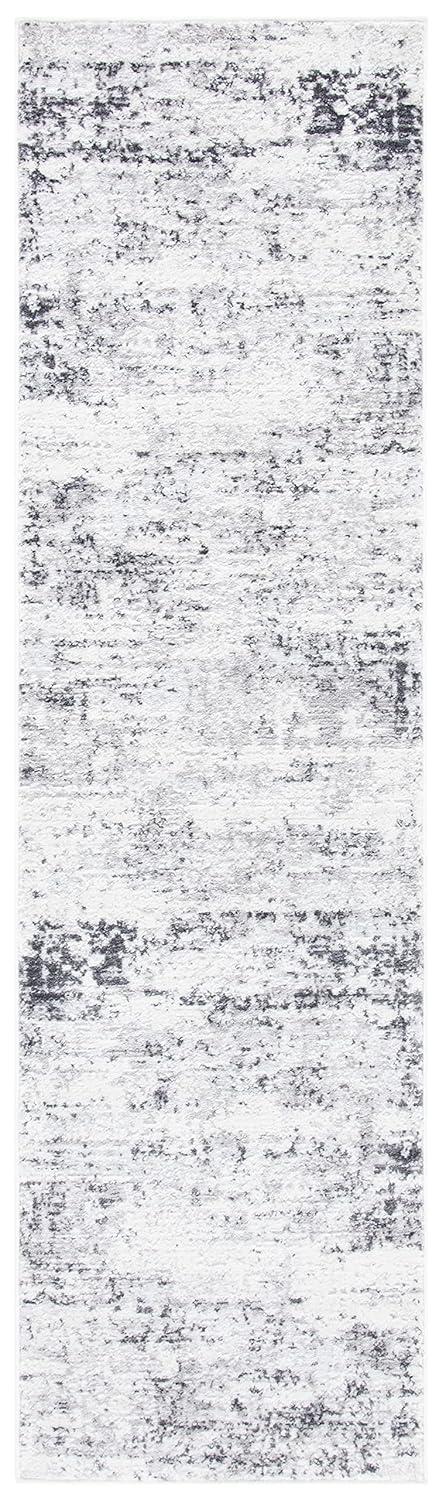Amelia ALA700 Power Loomed Runner Rug - Ivory/Grey - 2'2"x6' - Safavieh.