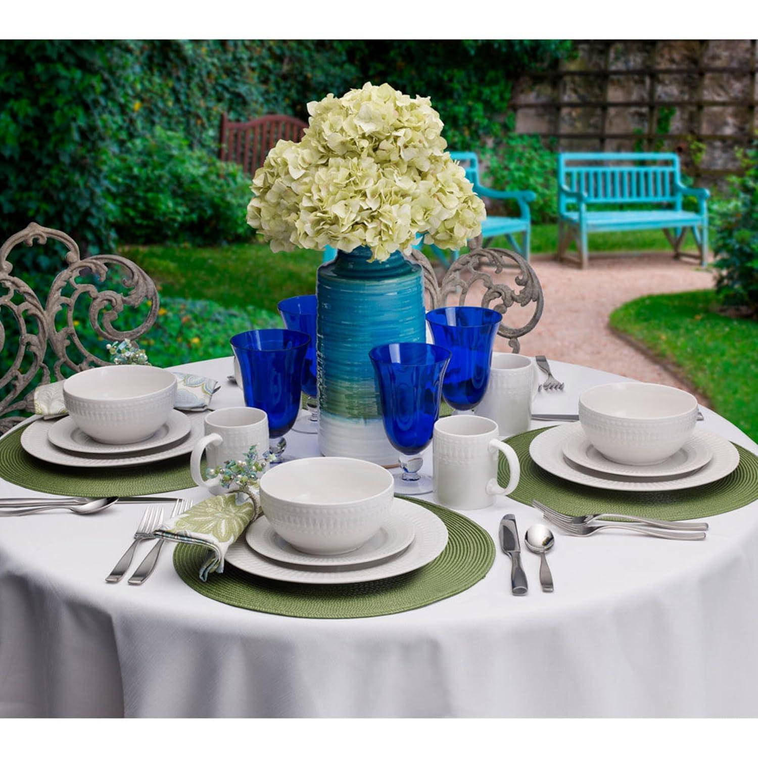 Pfaltzgraff Pfaltzgraff Cassandra 16-Piece Porcelain Dinnerware Set, Service for 4