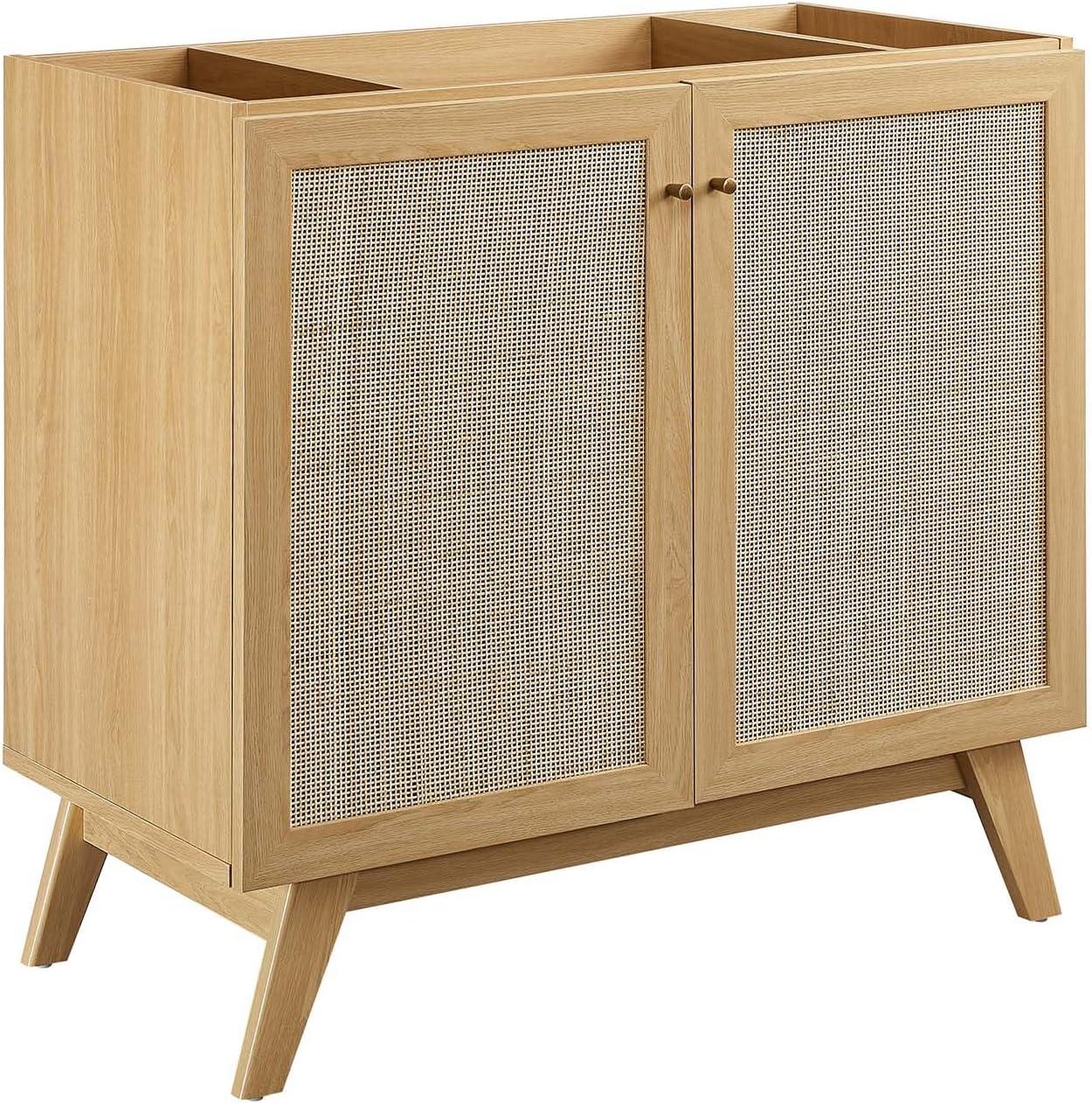 Modway Modway Soma 36'' Free Standing Single Bathroom Vanity with Manufactured Wood Top