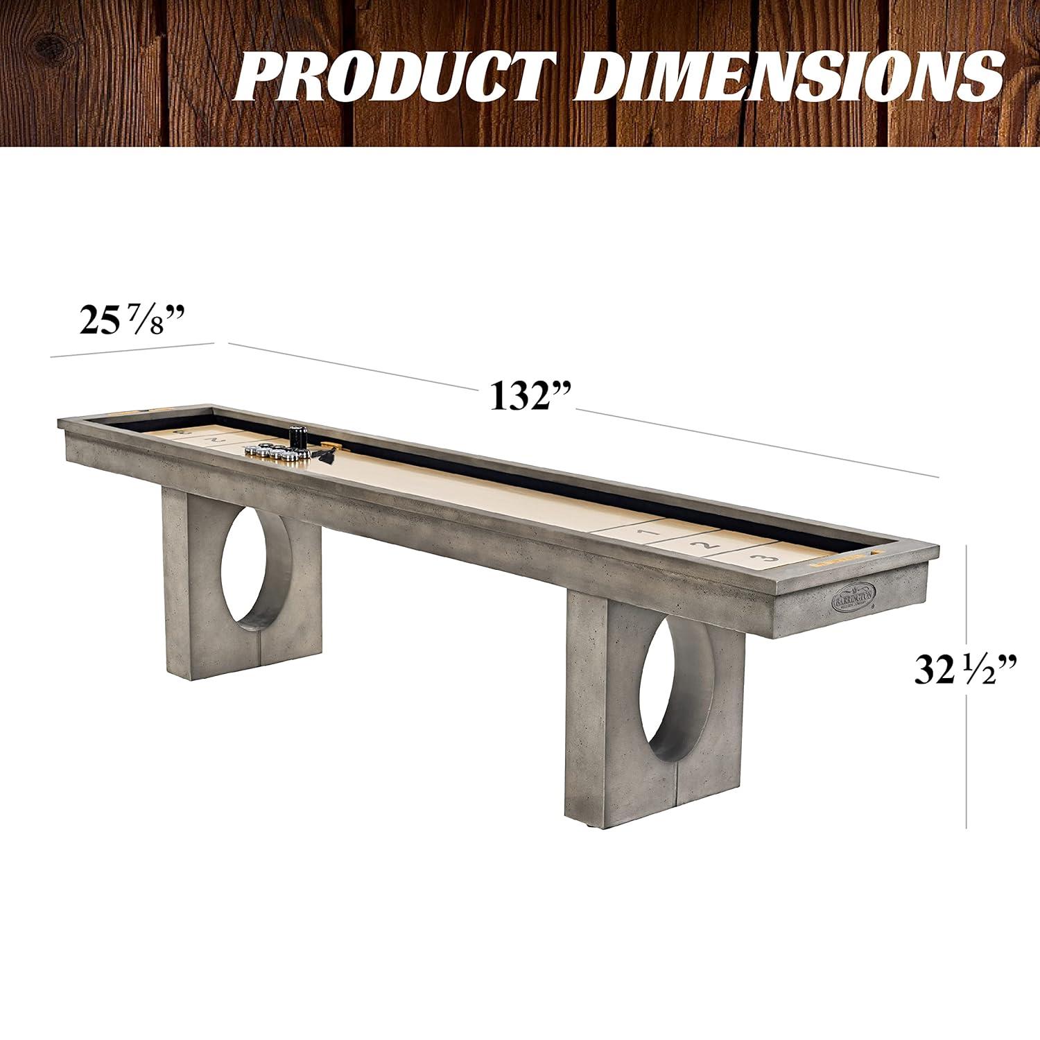Barrington Billiards Company Barrington 9ft Wentworth Shuffleboard Table with 8-Puck Set