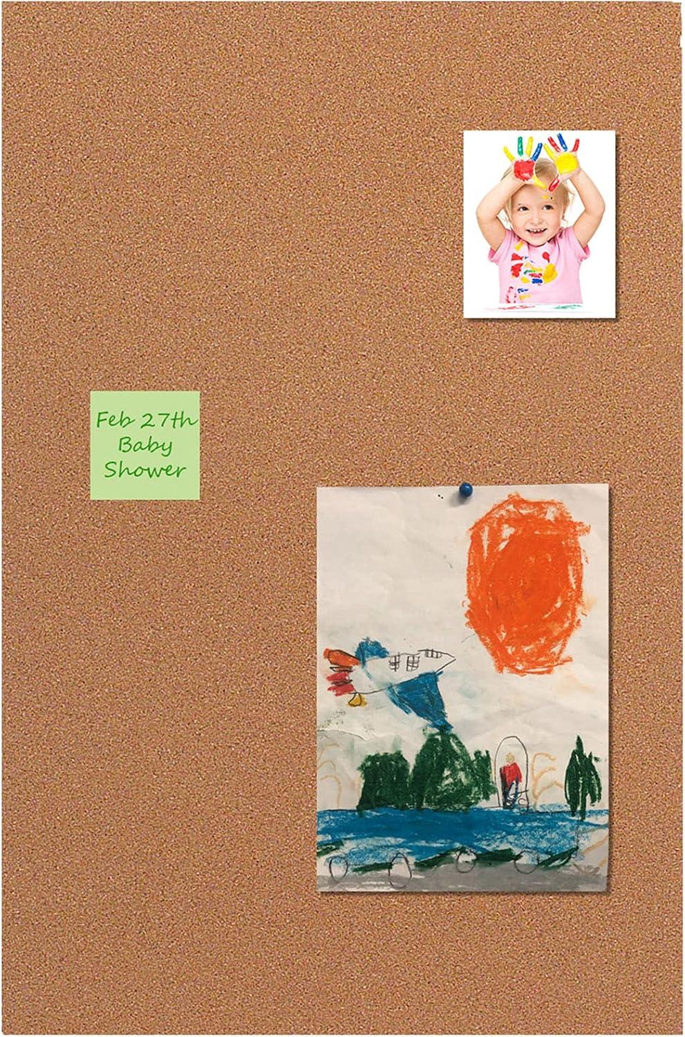 Flipside Products Cork Panel, 12.5" x 26", Pack of 3