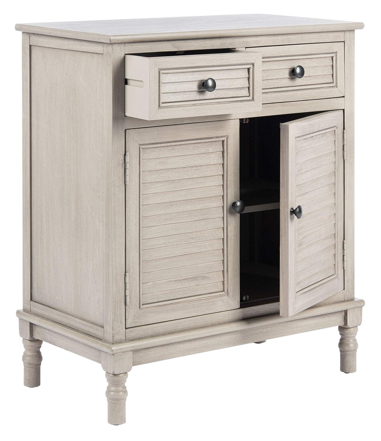 SAFAVIEH Tate 2-Drawer 2-Door Sideboard Black