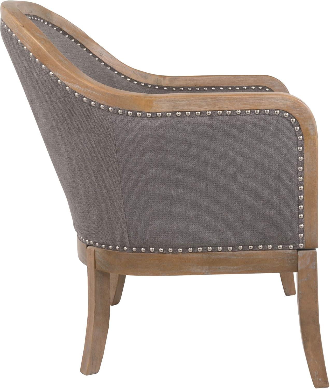 Signature Design by Ashley Contemporary Engineer Accent Chair  Brown