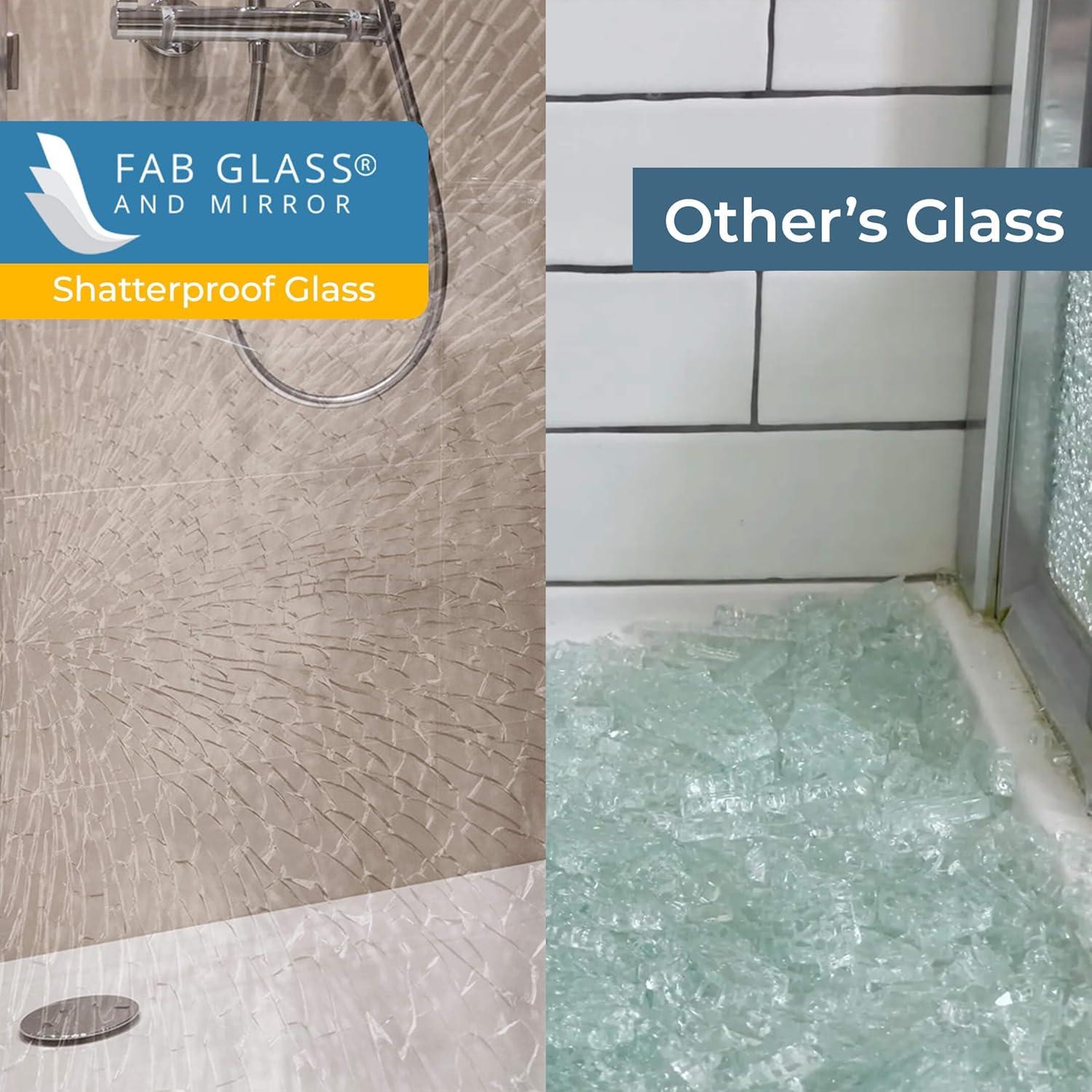 Frameless Single Sliding Shower Door 5/16" Thick Glass 60 X 72