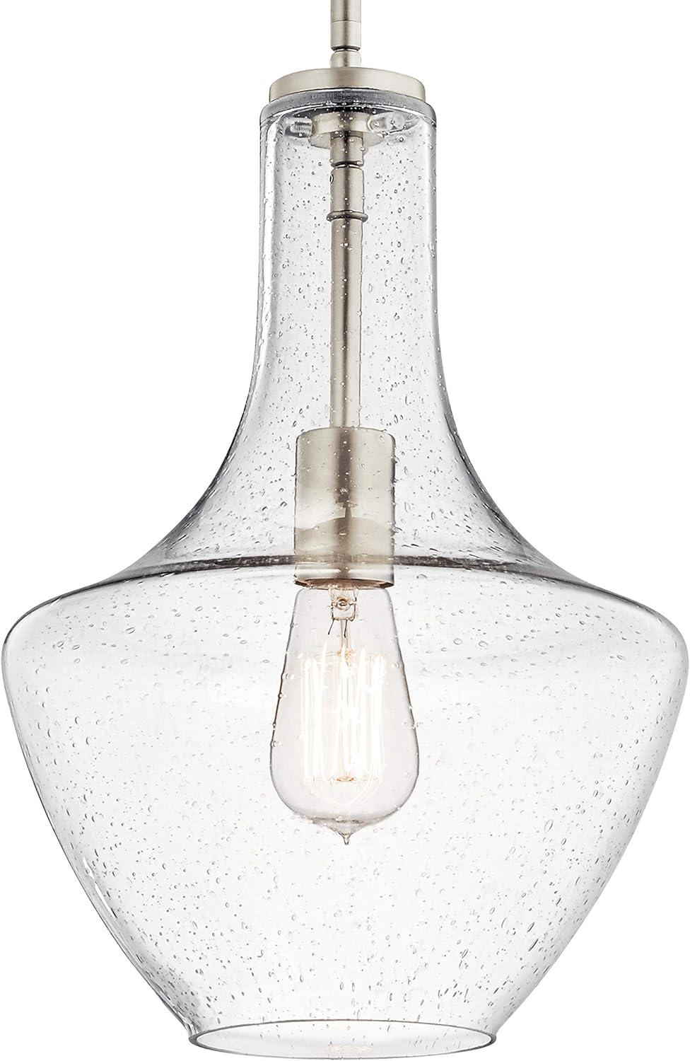 Kichler Lighting Everly 1 - Light Pendant in  Brushed Nickel
