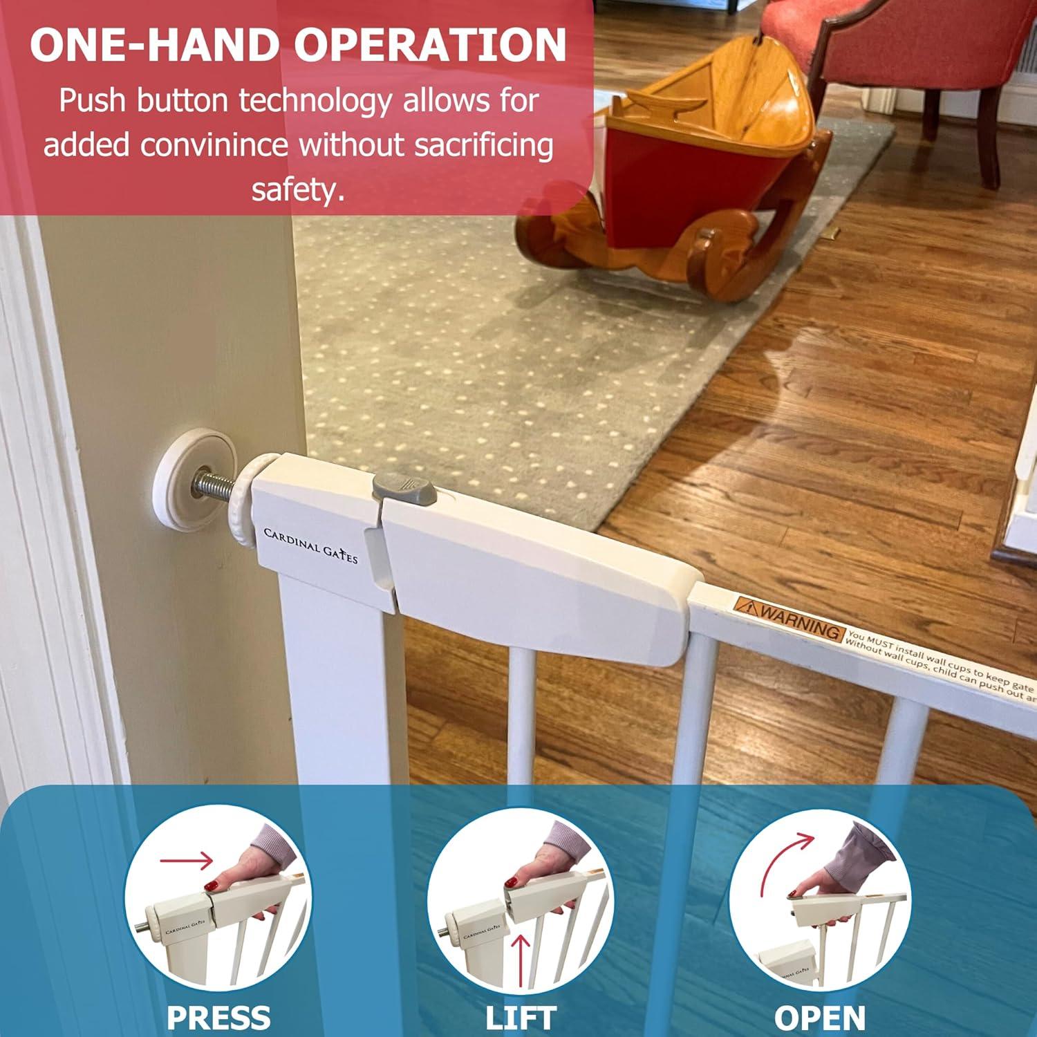 Cardinal Gates Pressure Mounted Baby & Pet Gate