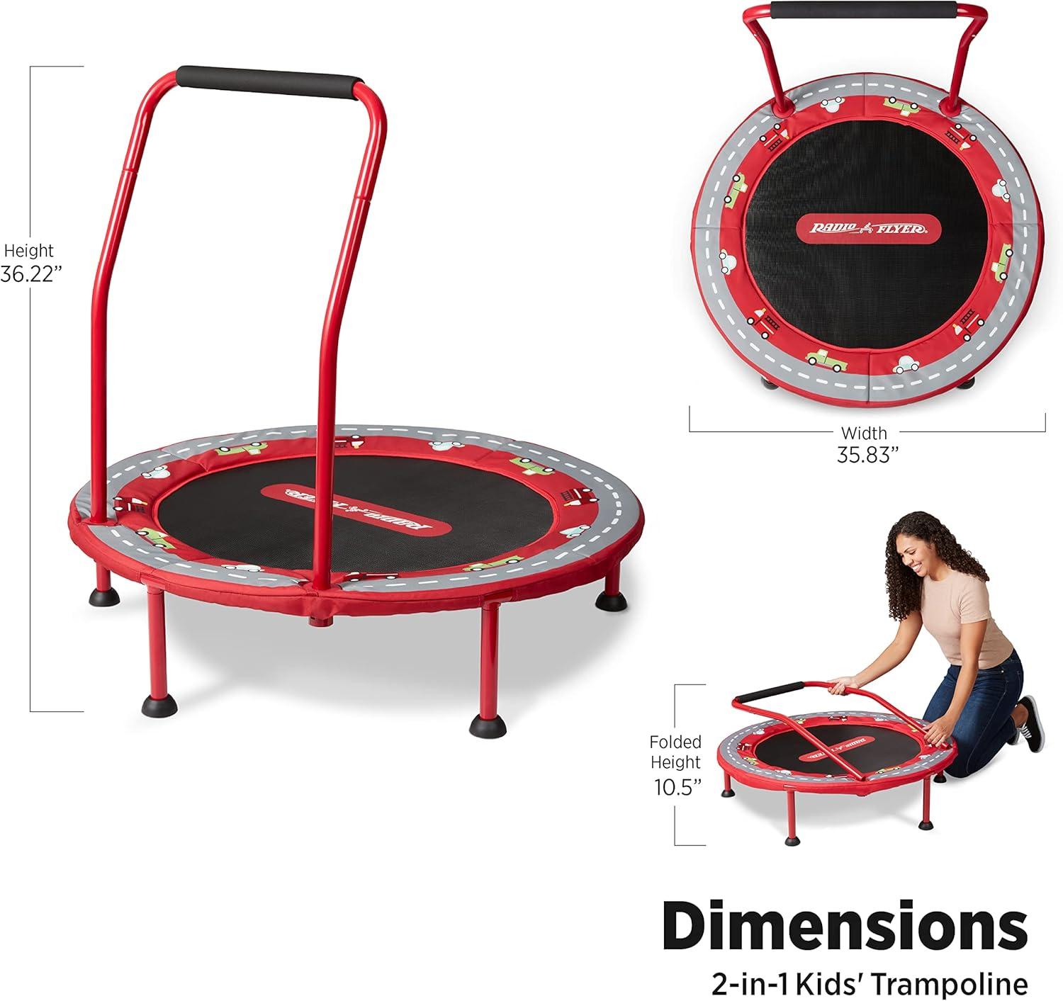 2-in-1 Kids' Trampoline