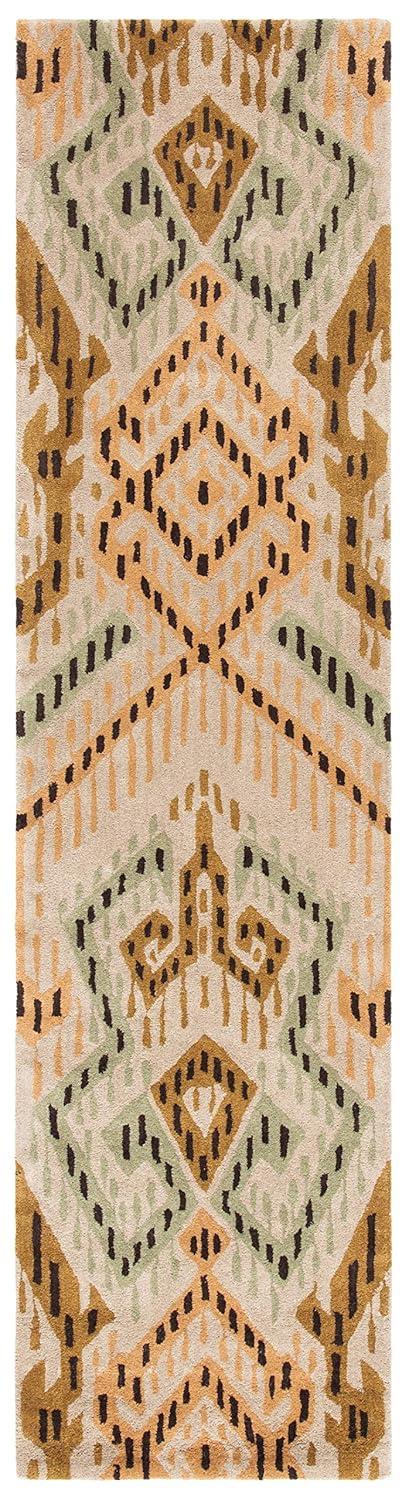 Dakota Fields Eaton Wyndham Hand Tufted Wool Geometric Rug