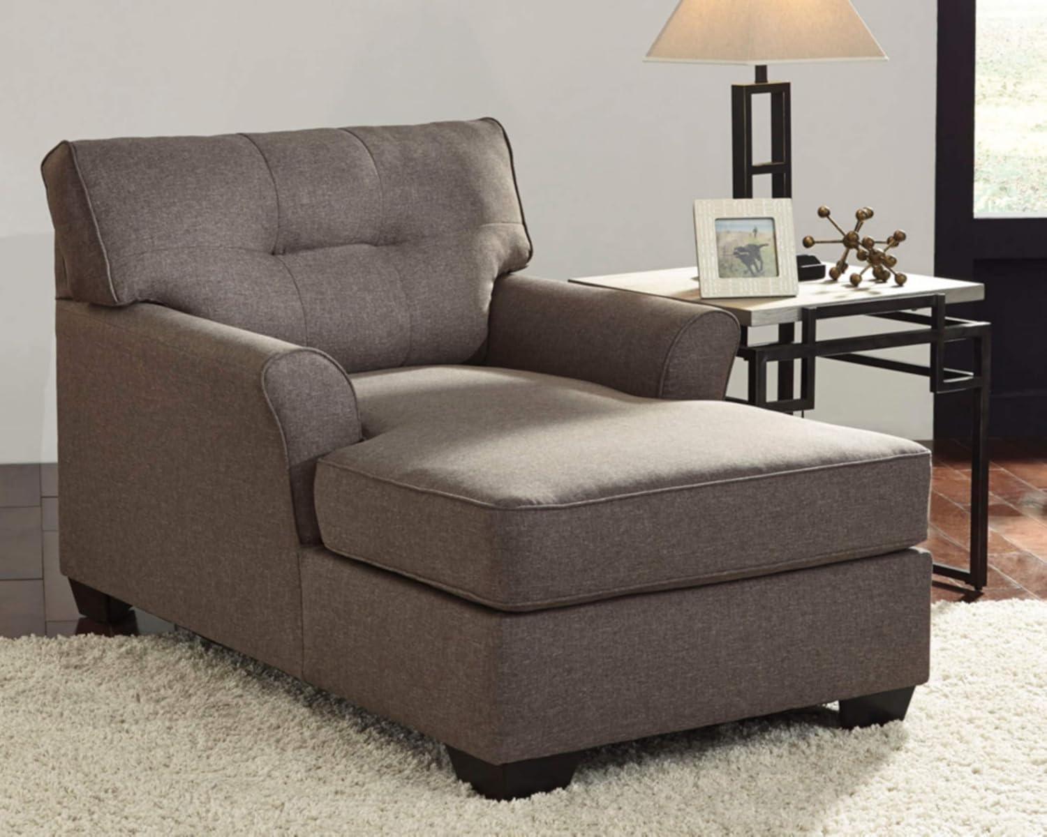 Ashley Furniture Tibbee Chaise in Slate