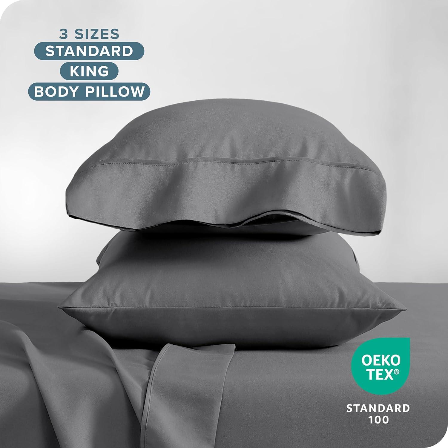 Ultra-Soft Microfiber Pillowcases by Bare Home