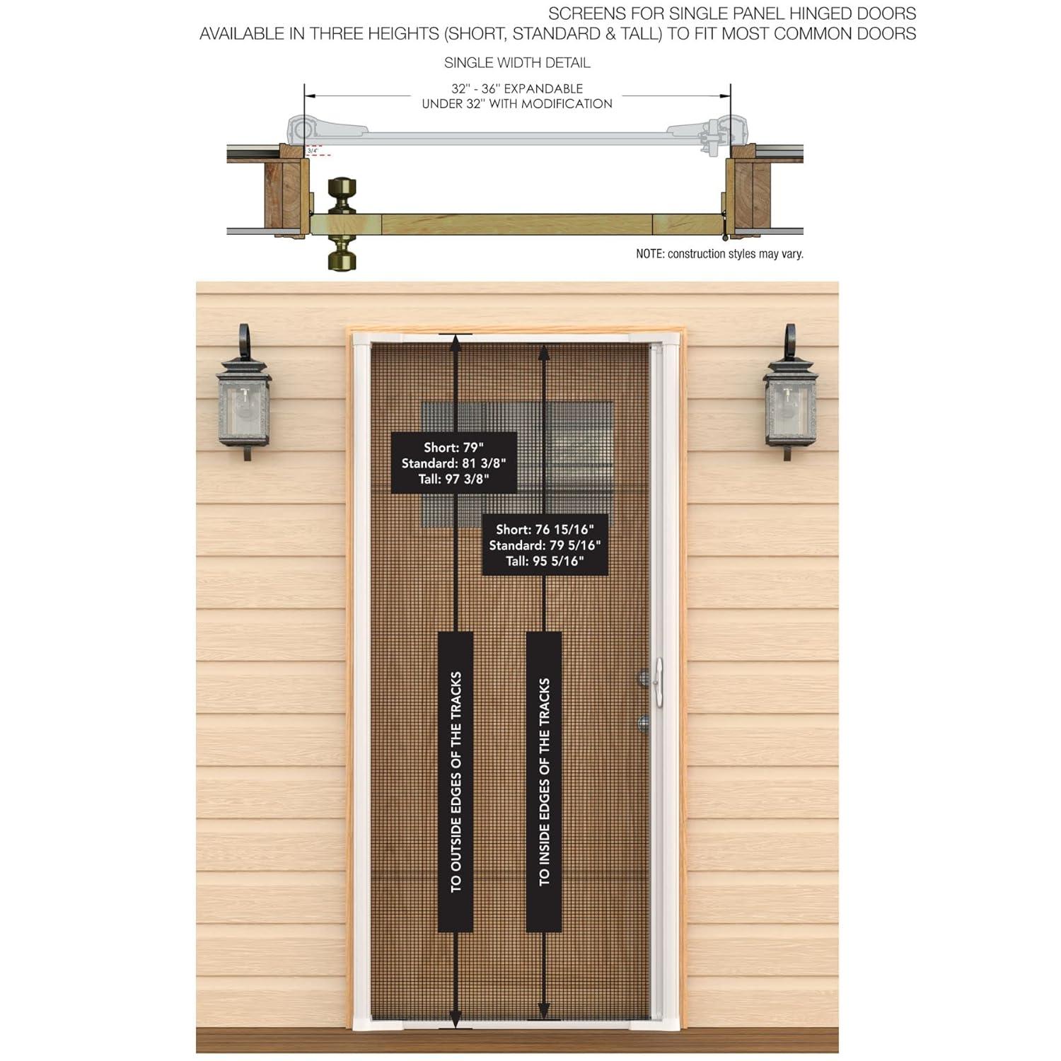 Brisa 36'' Aluminum Screen Doors