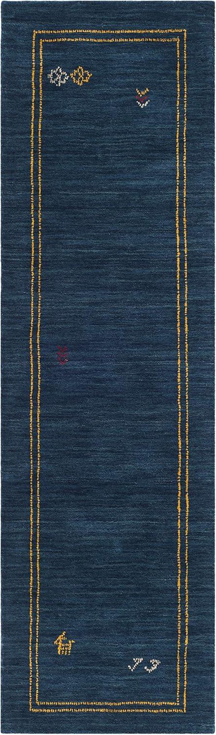Himalaya HIM588 Hand Loomed Area Rug - Blue/Multi - 8'x10' - Safavieh.