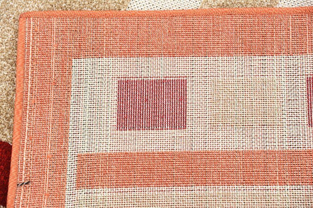 Unique Loom 8' 0 x 10' 0 Burgundy Outdoor Modern Albuquerque Area Rug