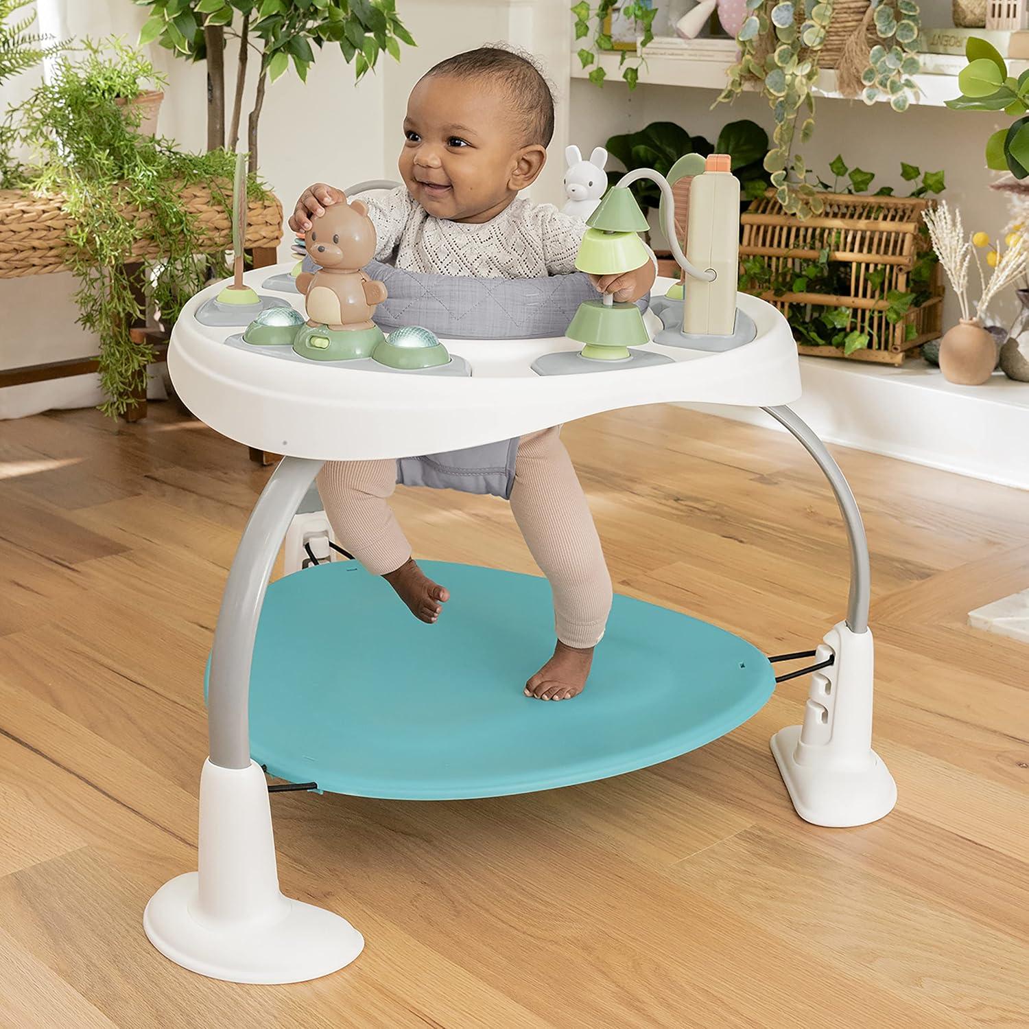 Ingenuity Spring & Sprout 2-in-1 Baby Activity Center - First Forest