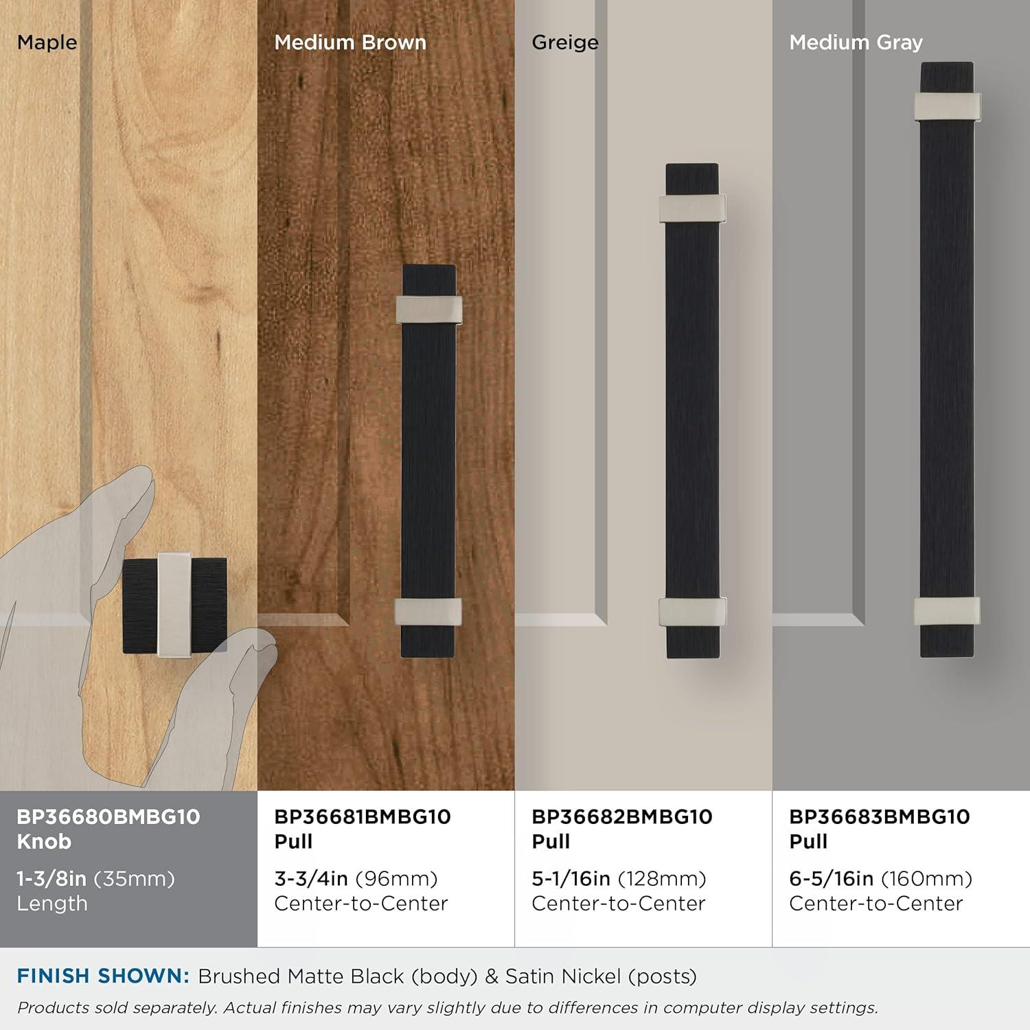 1-3/8" Length Square Knob